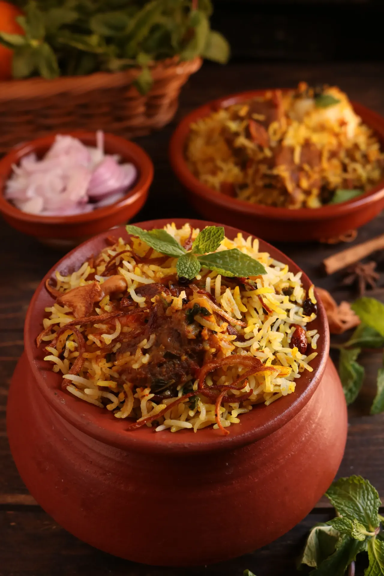 Mughal Biryani · Jagnięcina / Kurczak / Grzyb