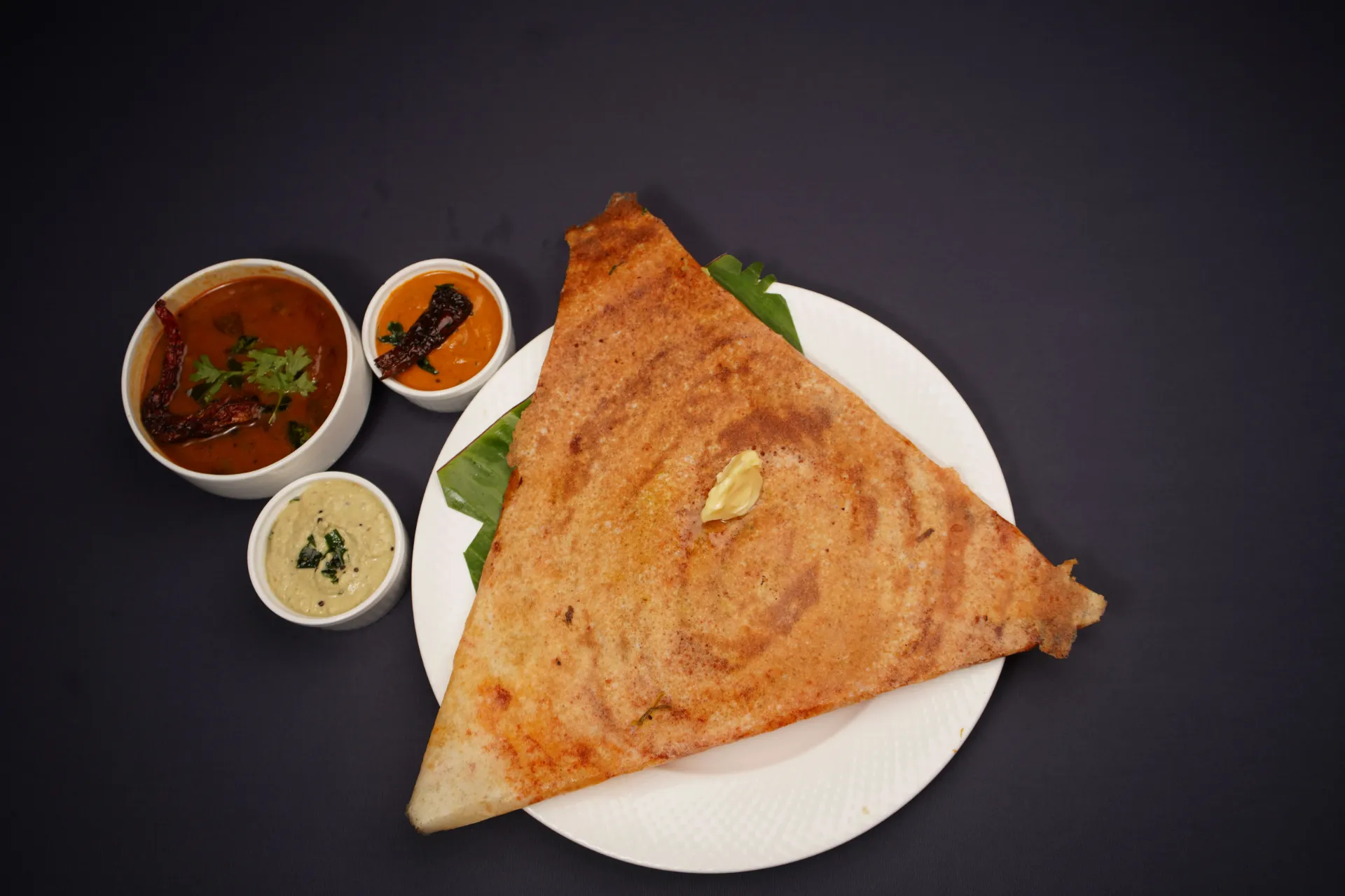 Dosa · Masala / Plain / Ghee / Cheese